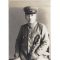 WWII Japanese Army General Holding Sword Photo