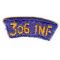 306th Infantry Japanese Made Tab