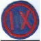 Occupation - 1950's IX / 9th Corps Patch.