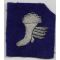 WWII Army Air Forces / Royal Air Force Bullion Winged Boot Patch