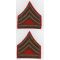 WWII Staff Sergeant USMC Dress Chevron Set