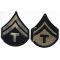 WWII Technical Corporal Chevron Woven Set