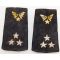 ARVN / Vietnamese Air Force Lt. General Bullion Slipon Shoulder Rank