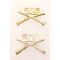 WWII - Occupation 508th Airborne Infantry Officers Theatre Made Collar Devices