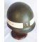 Lieutenant Vietnam Era Helmet Liner With Painted White Stripe