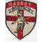 Vietnam 187th Assault Helicopter Company MAGGOT CRUSADERS Oversized Pocket Patch