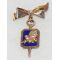 WWII US Navy CB's / Seabees Patriotic / Sweetheart Pin