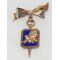 WWII US Navy CB's / Seabees Patriotic / Sweetheart Pin