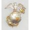 Marine Corps Two Tone Emblem Sweetheart / Patriotic Pin