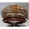 WWII Army Officers Khaki Visor Cap