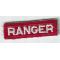 WWII Ranger Red And White Tab / Patch