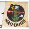 1950's US Navy VA-105 Mad Dogs Hand Stencilled Unit Flag