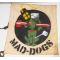 1950's US Navy VA-105 Mad Dogs Hand Stencilled Unit Flag