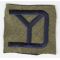 1920's-30's 26th Division Patch On Mustard Wool