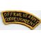 WWII - Occupation Official US Army Correspondent Japanese Made Raw Silk Tab / Patch