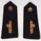 WWII Italian PNF Orbace Jacket Partie Nazionale Facists Bullion Shoulder Board Set