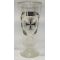 WWI Imperial German Iron Cross Hand Painted Beer Glass