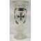 WWI Imperial German Iron Cross Hand Painted Beer Glass