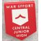 WWII Central High School War Effort Home Front Pin