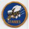WWII US Navy Seabees Gold Border Patch