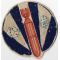 WWII 711st Bomb Squadron 447th Bomb Group 8th Air Force Chenille Squadron Patch