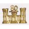 WWII - Late 1940's Theatre Made 80th Engineers Officers Collar Device