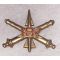 1960's 187th Air Defense Artillery Officers Collar Device