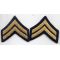 Late-40's-50's Non-Combatant Corporal Chevron Set