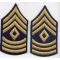 Late-40's-50's Non-Combatant First Sergeant Chevron Set