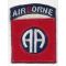 Vietnam 82nd Airborne Division Red B Variant Patch