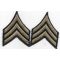 WWII Army Sergeant Chevron Set.