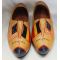 WWII Antwerp Belgium V For Victory Painted Wooden Shoes