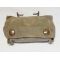 WWI era M-1910 first aid pouch that has been field dyed green