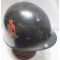 A WWII Era M1 helmet liner that has been decaled to the Air Defense Artillery