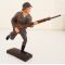 1930's era German running soldier composition figure made by Lineol