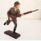 1930's era German running soldier composition figure made by Lineol