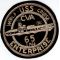 1961 US Navy World Cruise USS Enterprise CVA-65 Bullion Cruise Patch