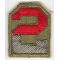 WWII 2nd Army Bullion Patch