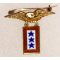 WWII Three Star Son In Service Eagle Patriotic/ Sweetheart 14K Pin