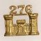 WWII 276th Engineers Officers Collar Device