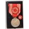 WWII Japanese Cased Red Cross Society Membership Medal & Rosette