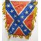 Confederate Fringed Silk Desk Flag