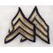 WWII Sergeant Chevron Set.