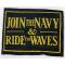 WWII US Navy Join The Navy & Ride The WAVES Patch