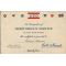 WWII USO War Work Meritorious Service Certificate