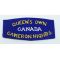 WWII Canadian Queen's Own Cameron Highlanders Regiment Shoulder Title