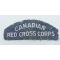WWII Canadian Red Cross Corps Shoulder Title