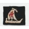 WWII British V Corps Patch. Black wool body. Some minor wear from age.