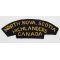 WWII Canadian North Nova Scotia Highlanders Regiment Shoulder Title