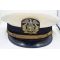 WWII Merchant Marine White Visor Cap
